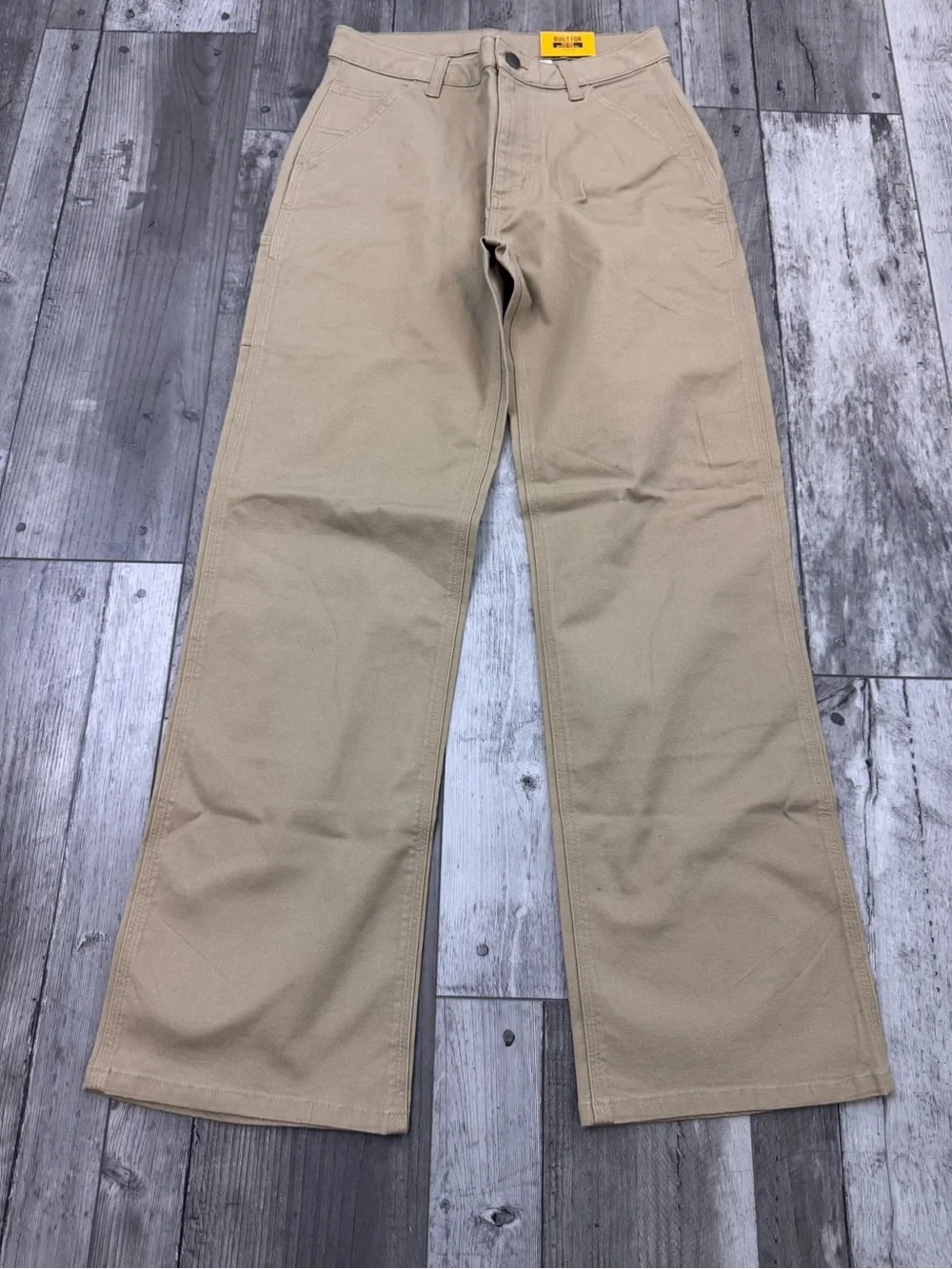 Carhartt Kids Size 16 Brown Loose Fit Utility Bootcut Work Pants NWT Beige NEW